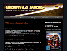 Tablet Screenshot of lucertola-media.com